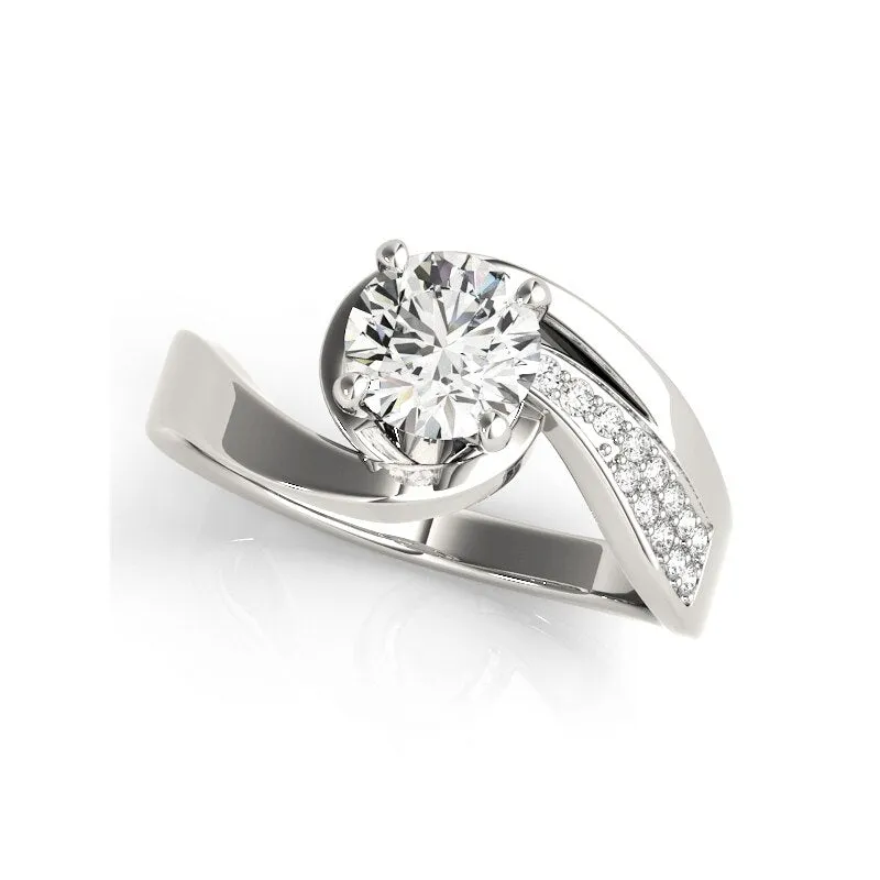 1.0 ct Round Diamond Unique Ring Set