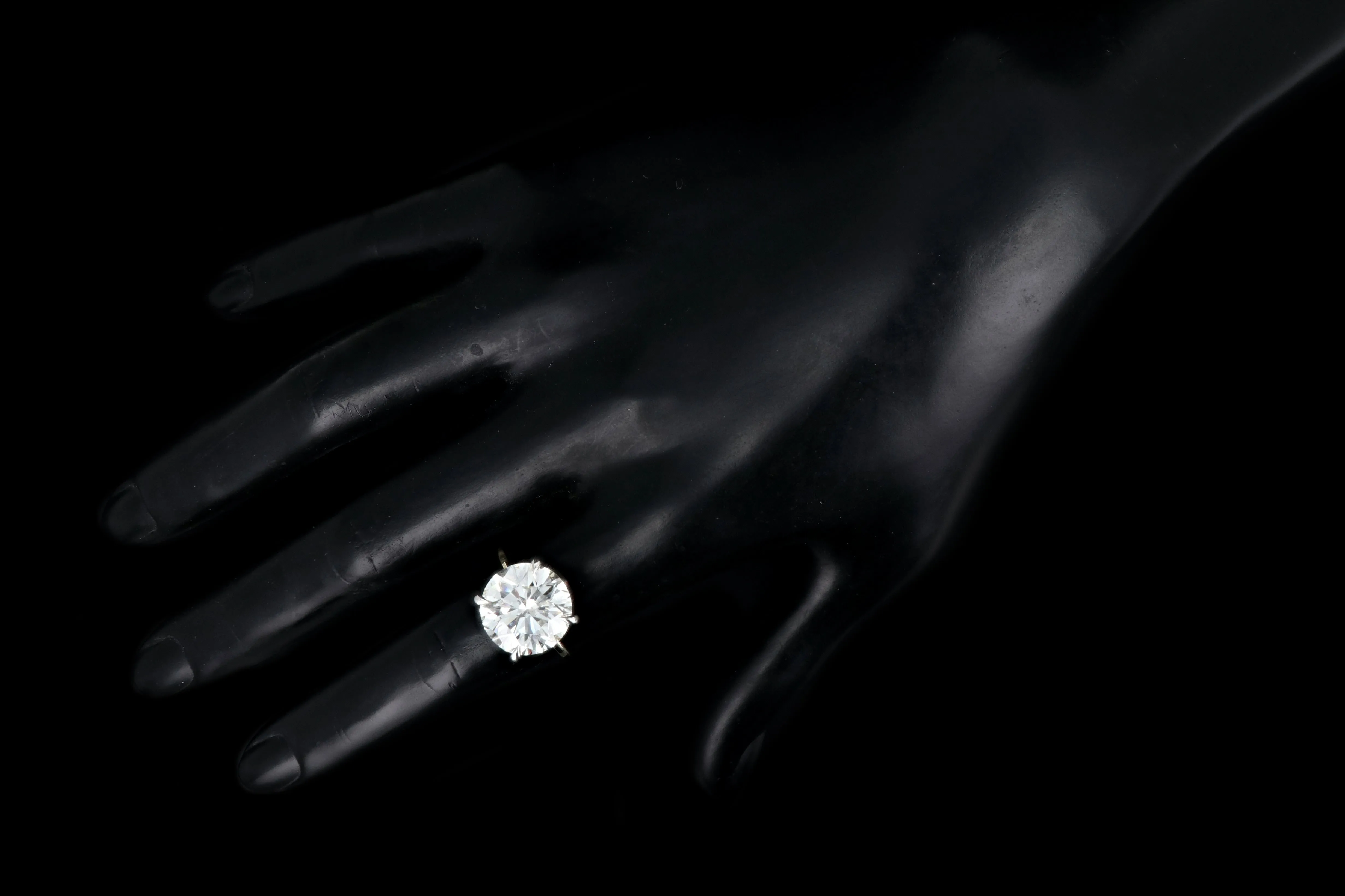 10.05 Carat Round Brilliant Cut Diamond Ring EGL Certified