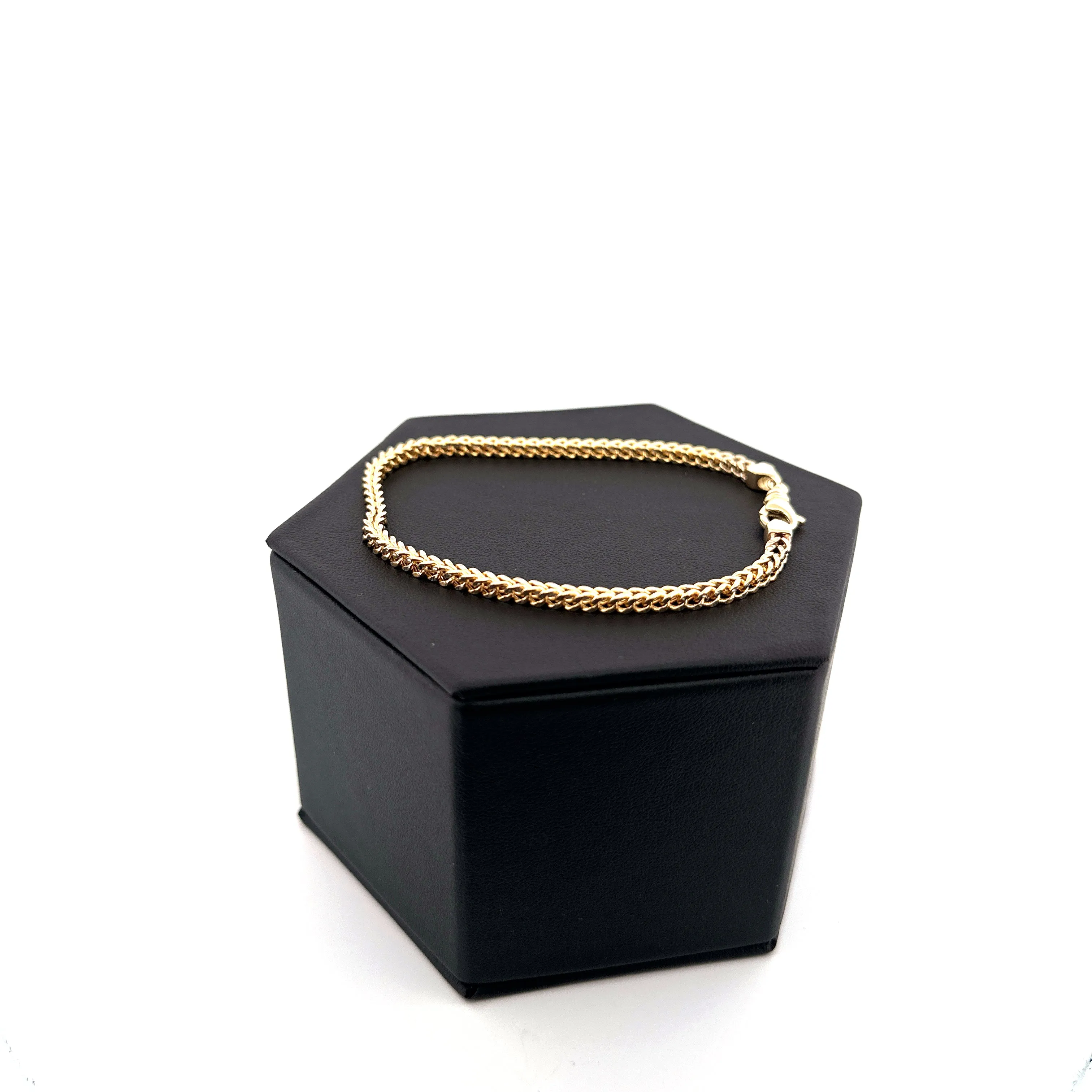 10K Gold Franco Bracelet 8inch