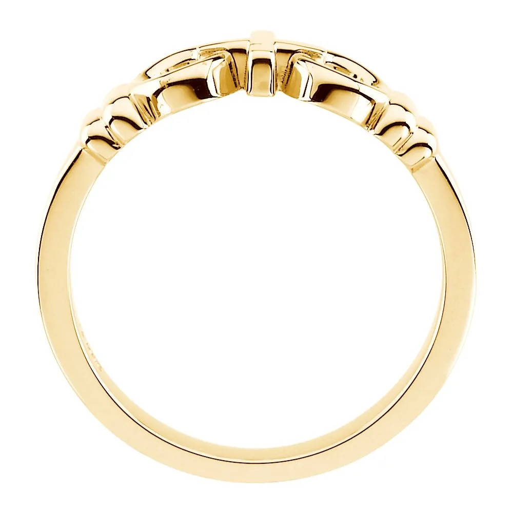 10k Yellow Gold Joined By Christ™ Ring, Size 12