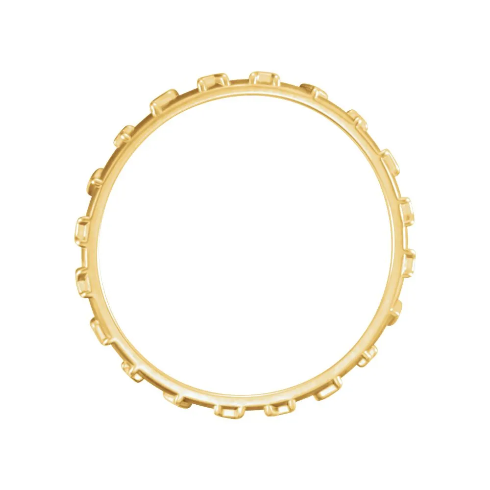 10k Yellow Gold Pray Ring Size 5