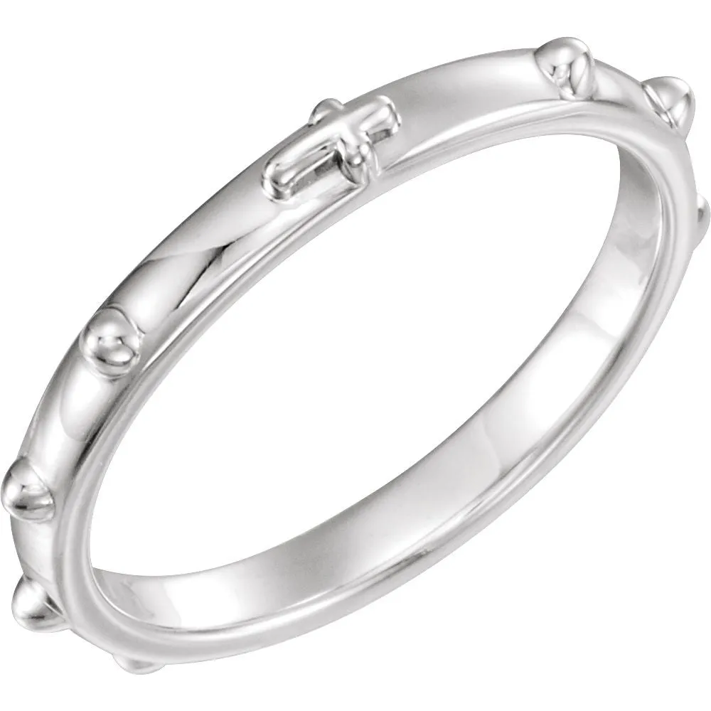 10k Yellow Gold Rosary Ring Size 6
