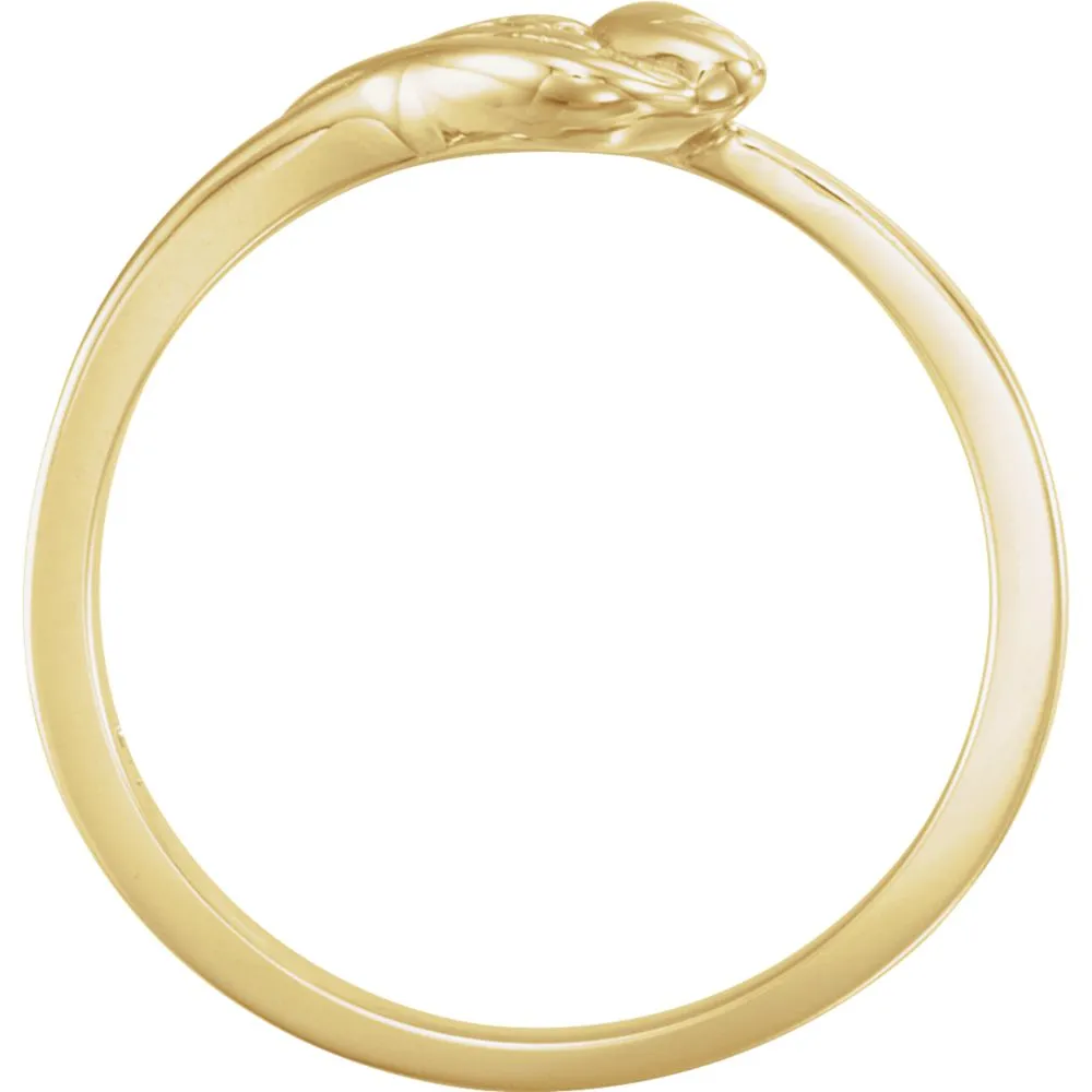 10k Yellow Gold Size 06.00 The Unblossomed Rose® Ring