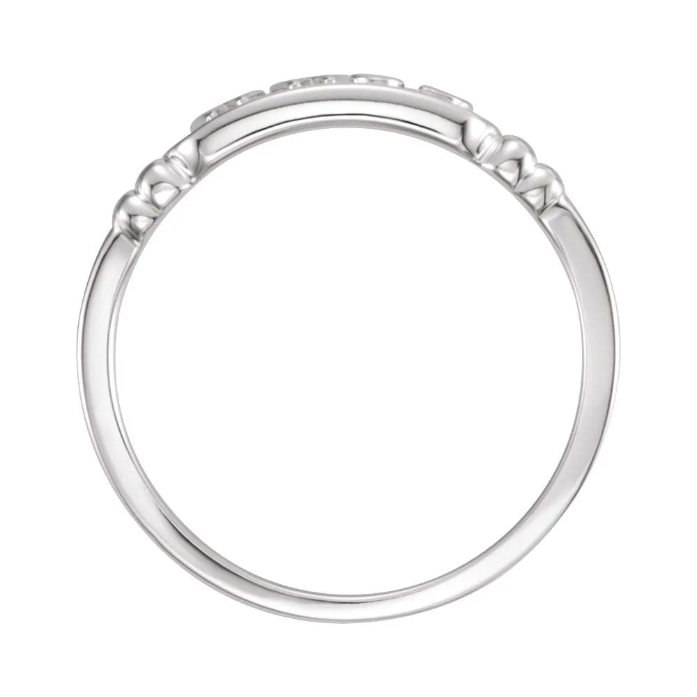 10k Yellow Gold What Would Jesus Do Ring, Size 9