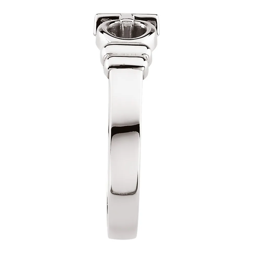 14k White Gold Joined By Christ™ Ring, Size 6