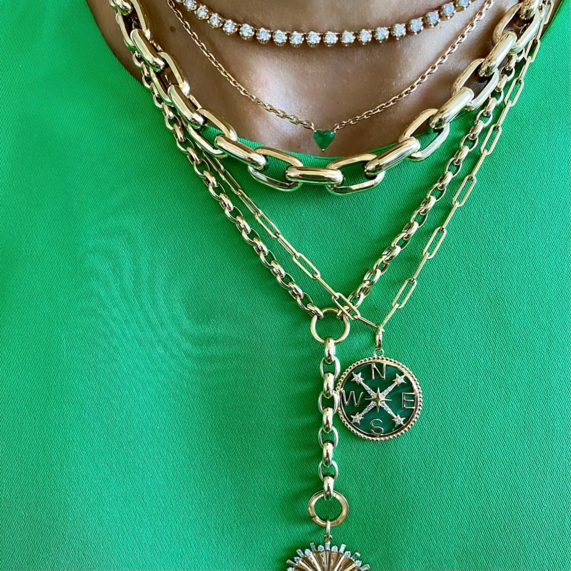 14KT Gold Jumbo Melody Chain Necklace
