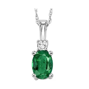 14KT White Gold & Diamond Classic Book Color Ensembles Neckwear Pendant  - 1/10 ctw