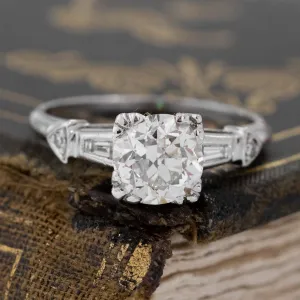 1.51ct Old European Cut Diamond Solitaire