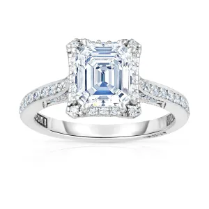 1.77CT EMERALD CUT ENGAGEMENT RING