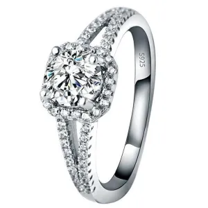 1.9 Carat Zircon Wedding Ring