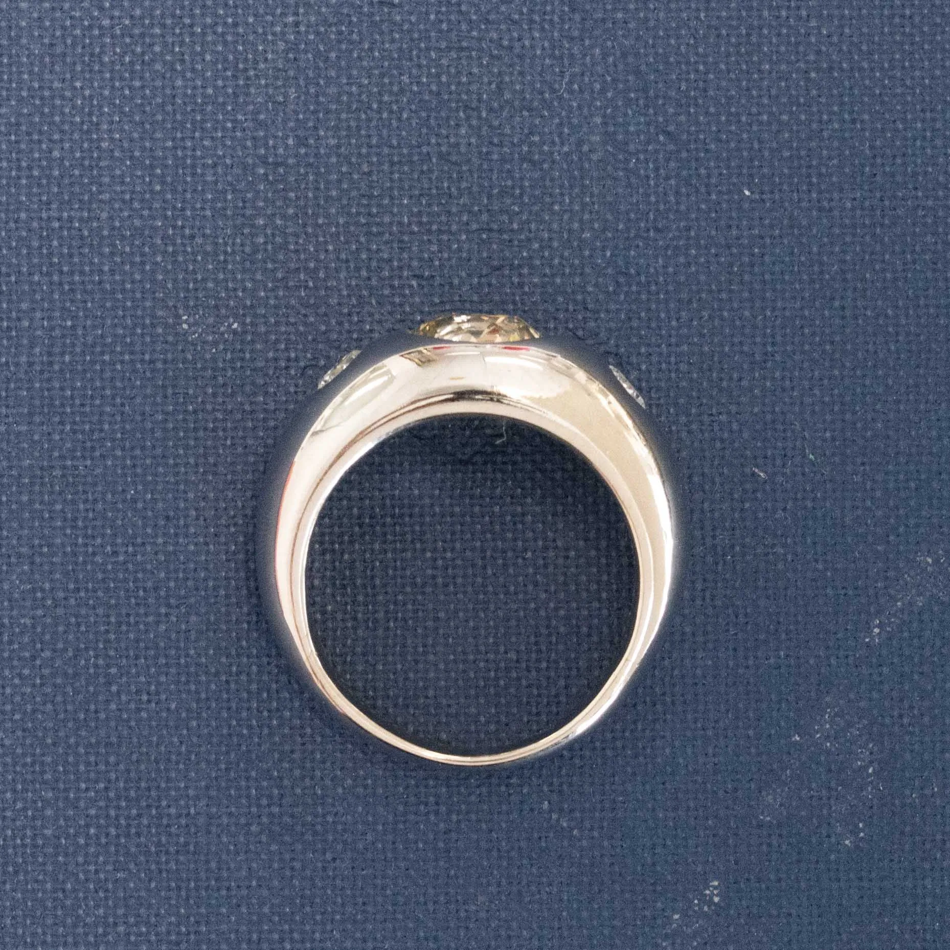 1.90ctw Old European Cut Diamond 3-Stone Ring by Bvlgari