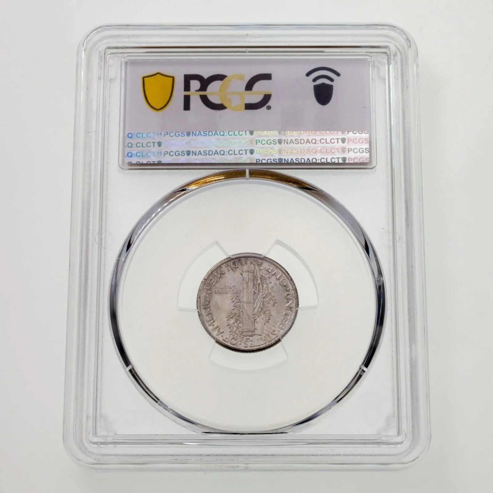 1936-S 10C Mercury Dime Graded by PCGS as MS66FB Full Bands!