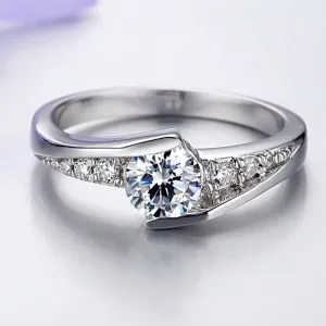 1Ct Diamond Engagement Ring For Women Wedding Fine jewelry