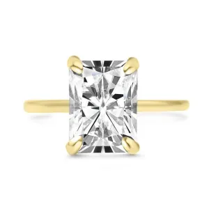 2.06 CT Radiant Lab Grown Diamond Solitaire Engagement Ring