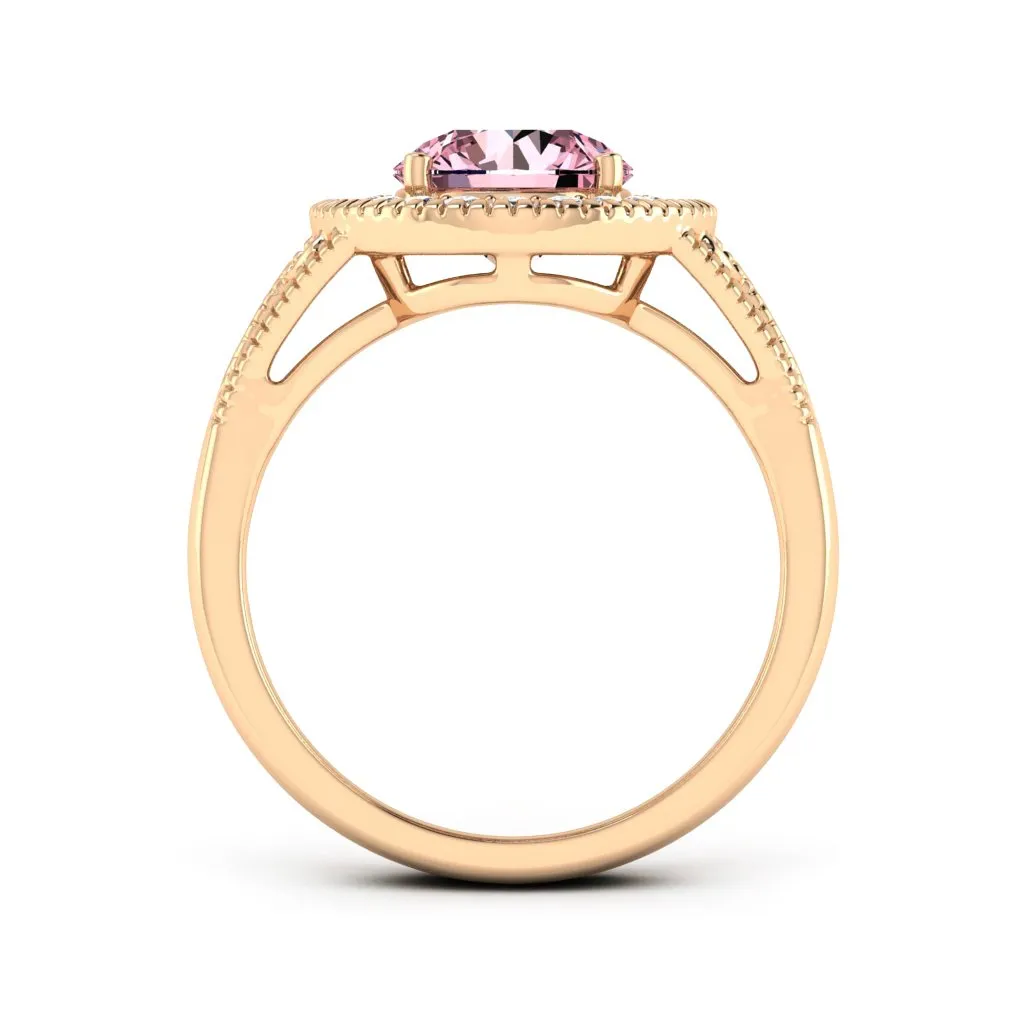 2.27 d.e.w. cts Jocelyn Moissanite Ring