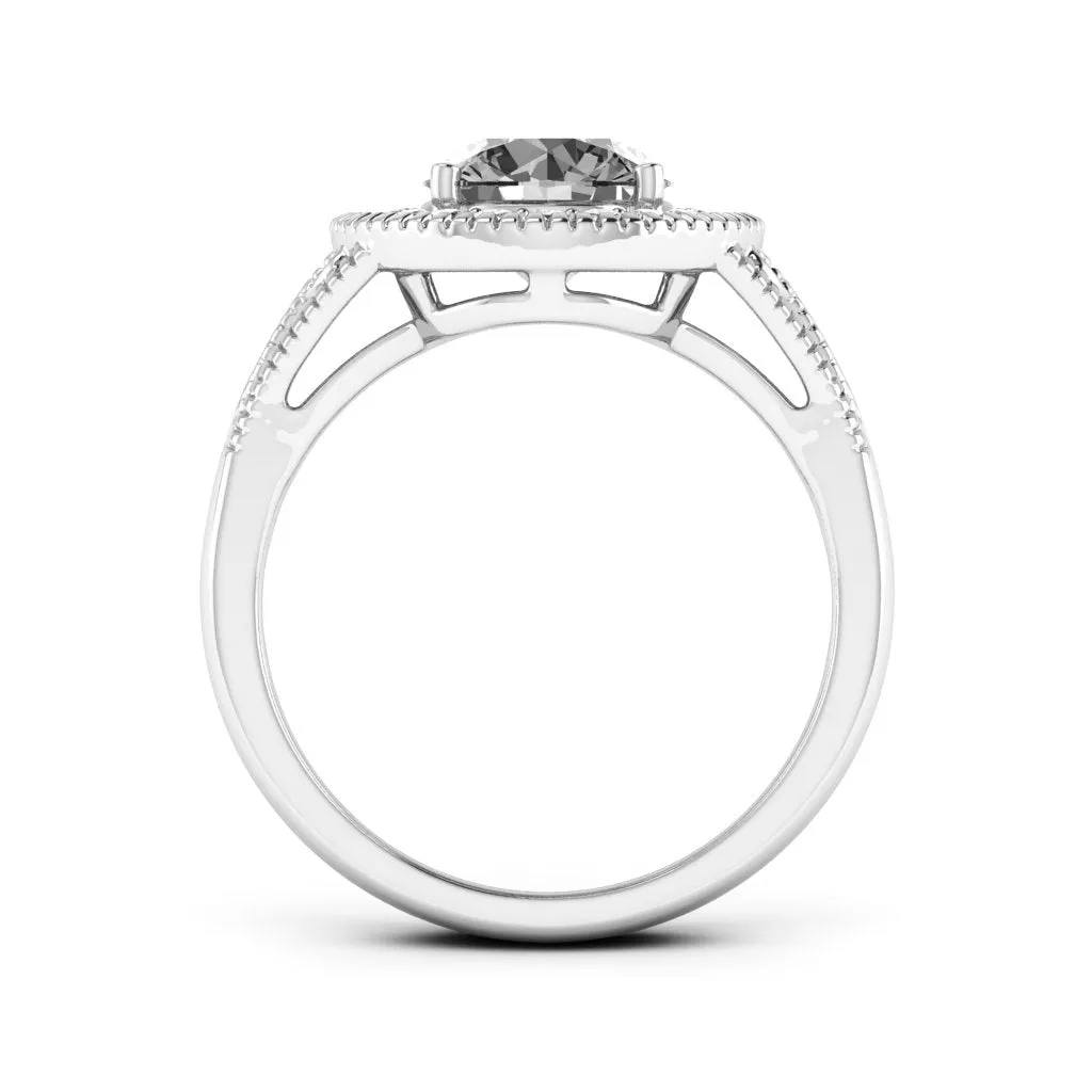 2.27 d.e.w. cts Jocelyn Moissanite Ring