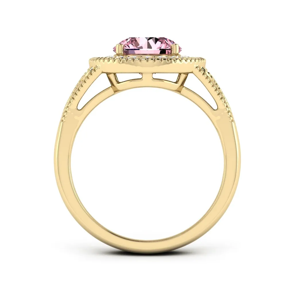 2.27 d.e.w. cts Jocelyn Moissanite Ring
