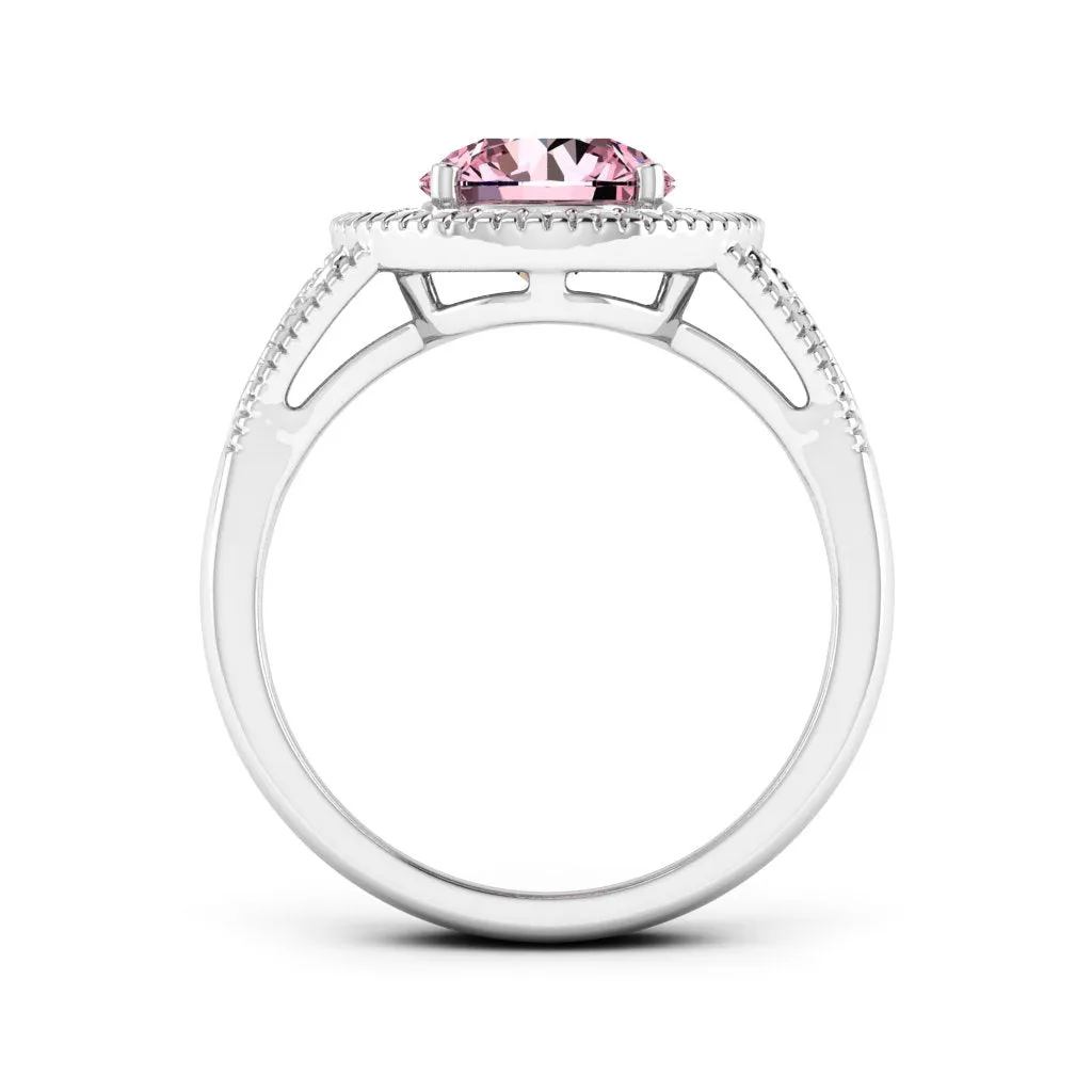 2.27 d.e.w. cts Jocelyn Moissanite Ring