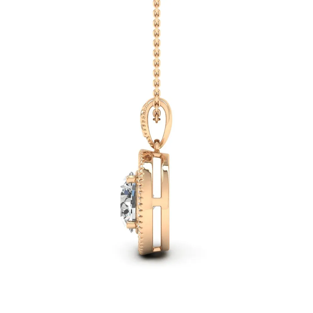 3.05 d.e.w cts Jocelyn Moissanite Necklace