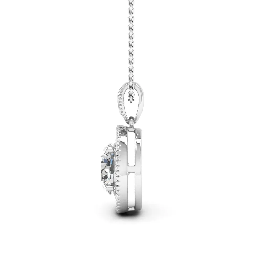 3.05 d.e.w cts Jocelyn Moissanite Necklace