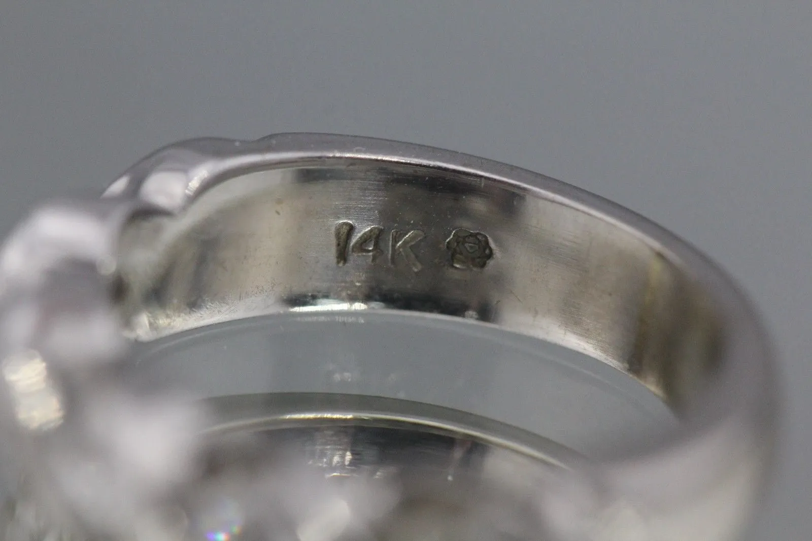 5 Stone Diamond Engagement Wedding Band Ring 1 Carat Total Weight 14k White Gold