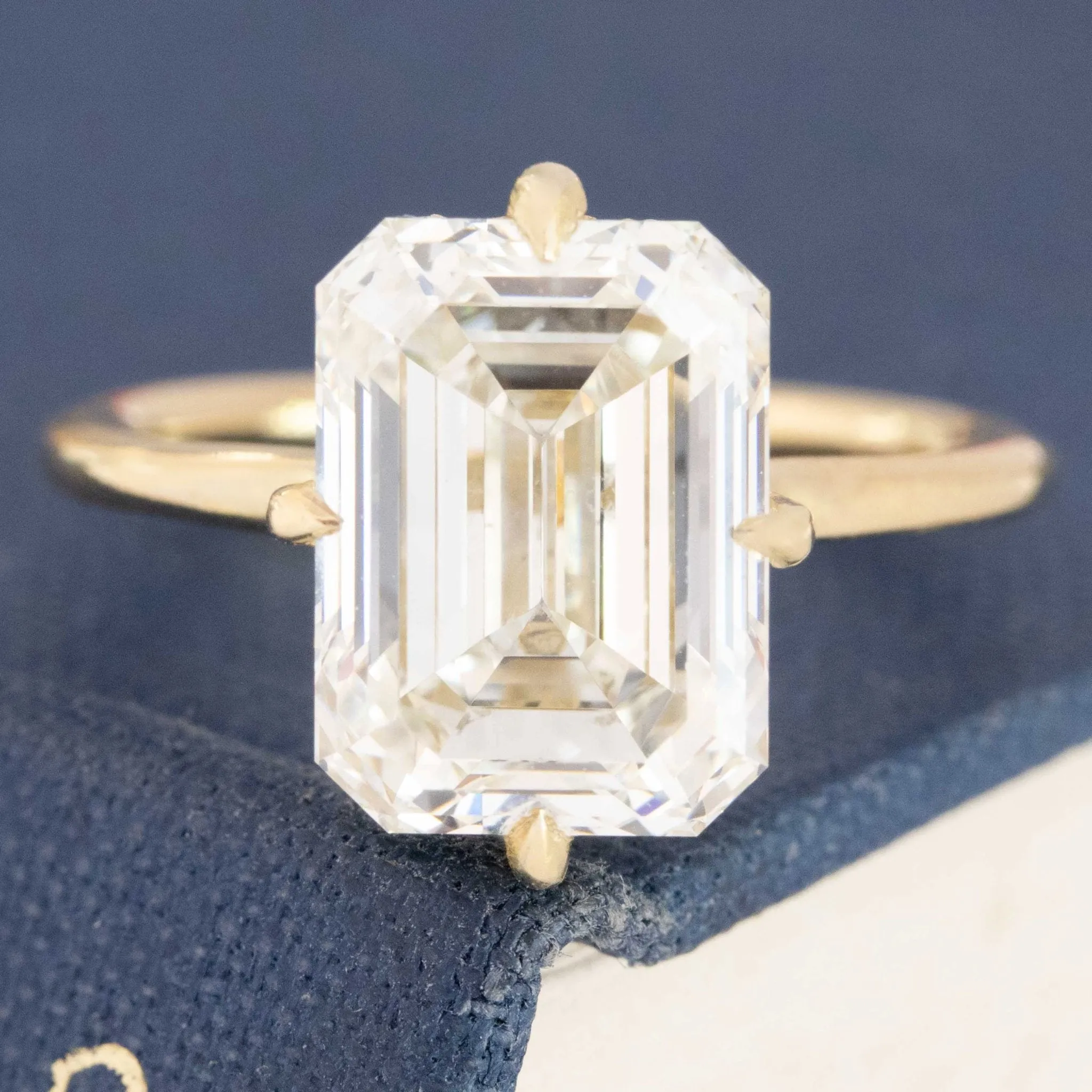 5.01ct Emerald Cut Diamond Solitaire