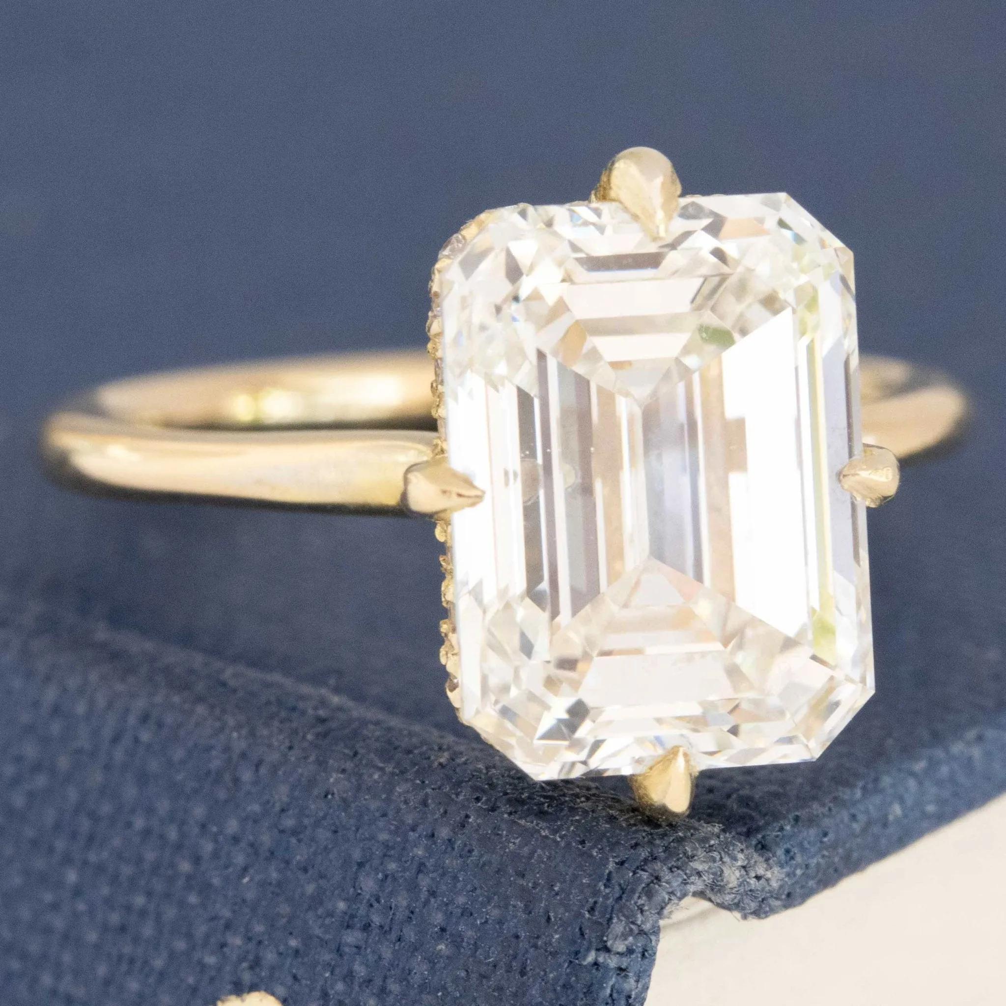 5.01ct Emerald Cut Diamond Solitaire