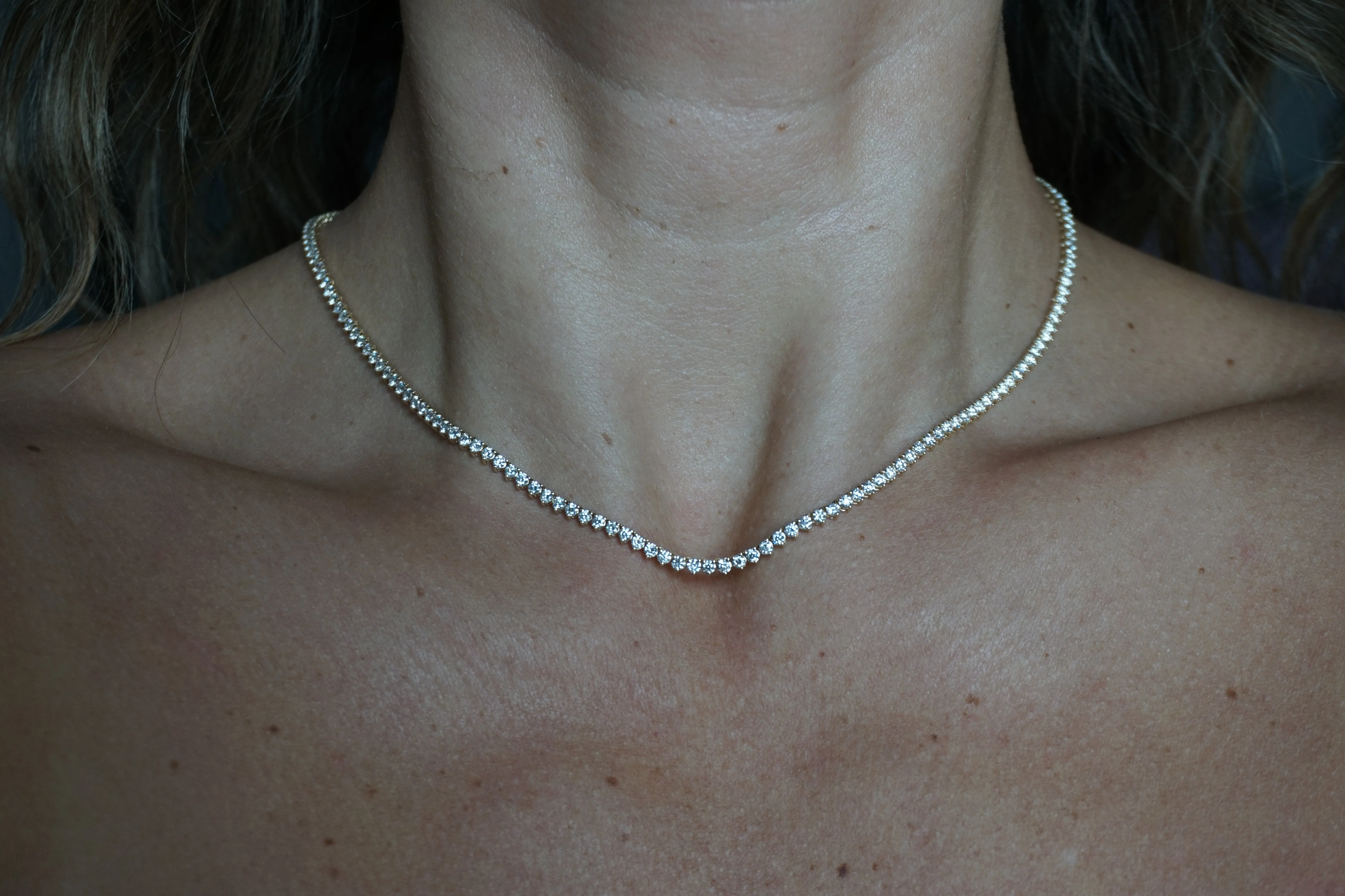 6ct Diamond Tennis Necklace