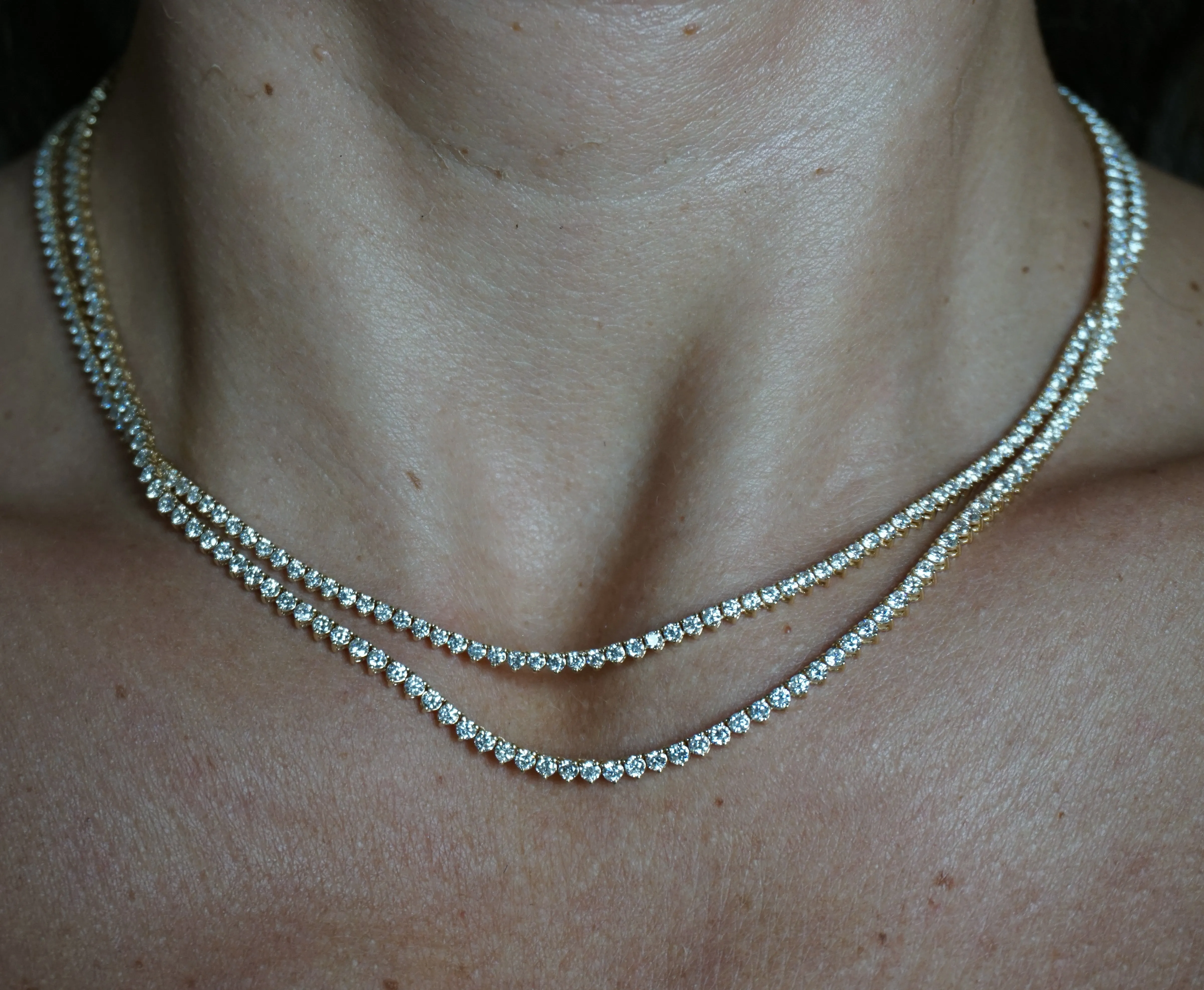 6ct Diamond Tennis Necklace