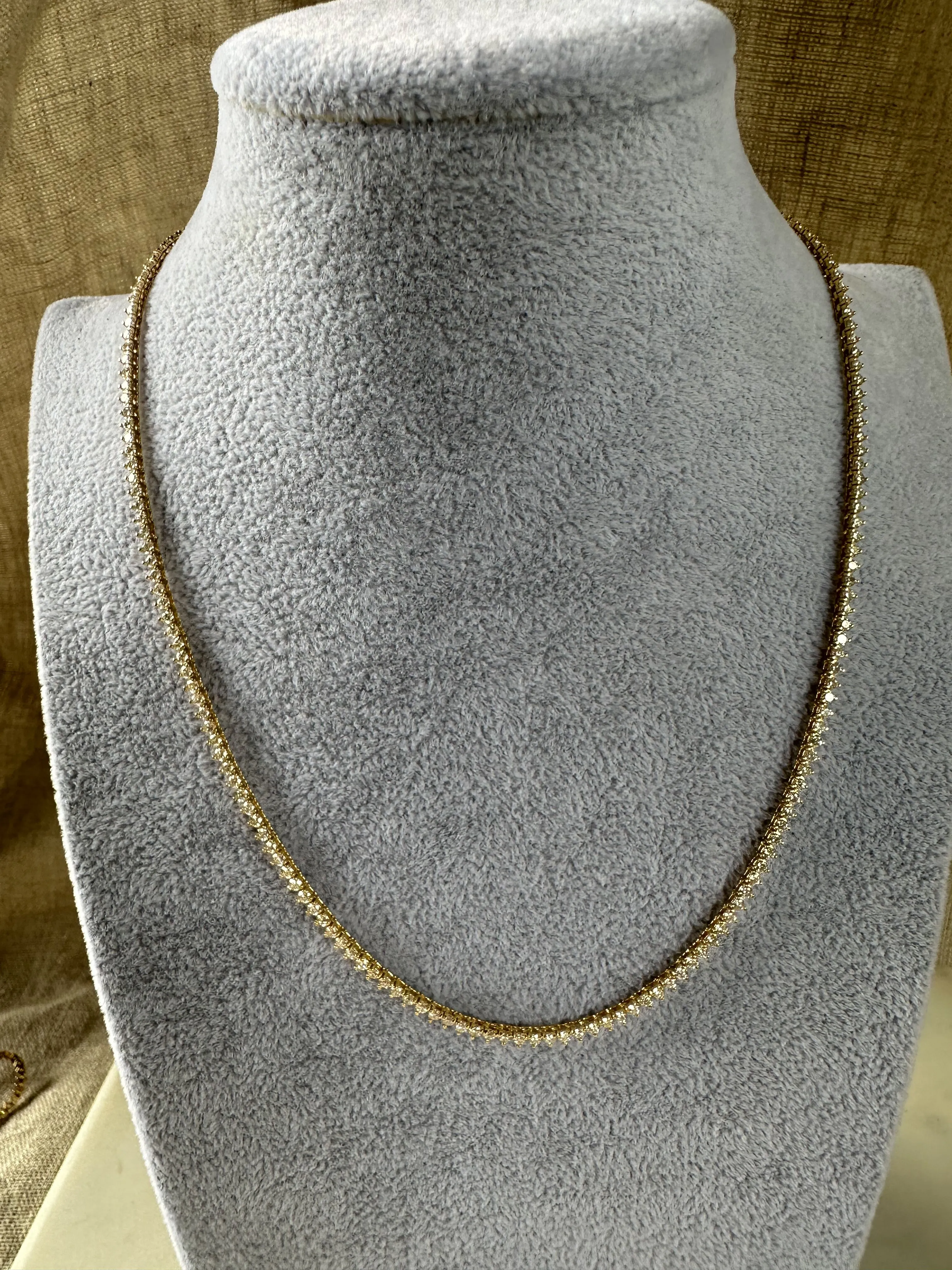 6ct Diamond Tennis Necklace