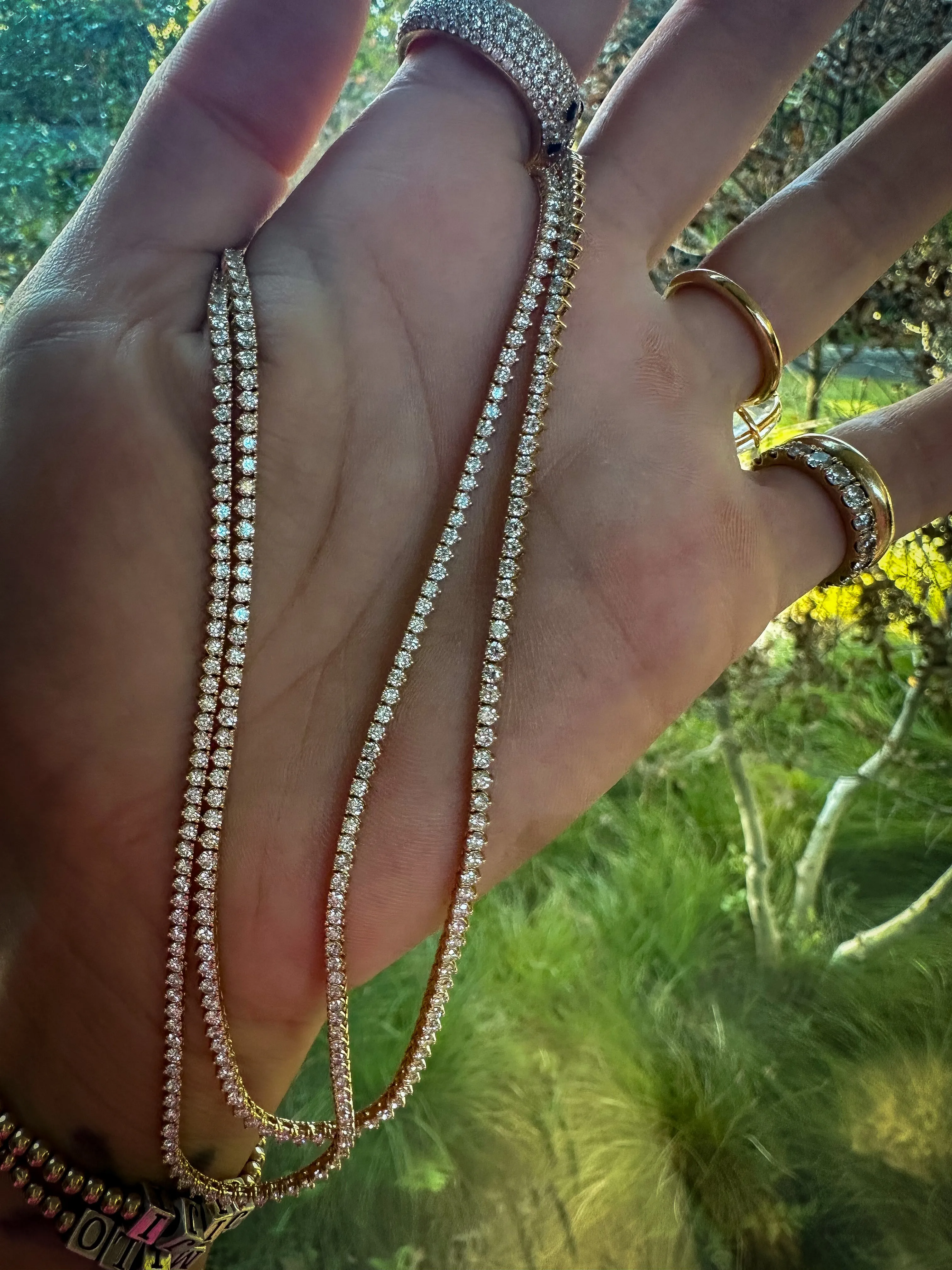 6ct Diamond Tennis Necklace