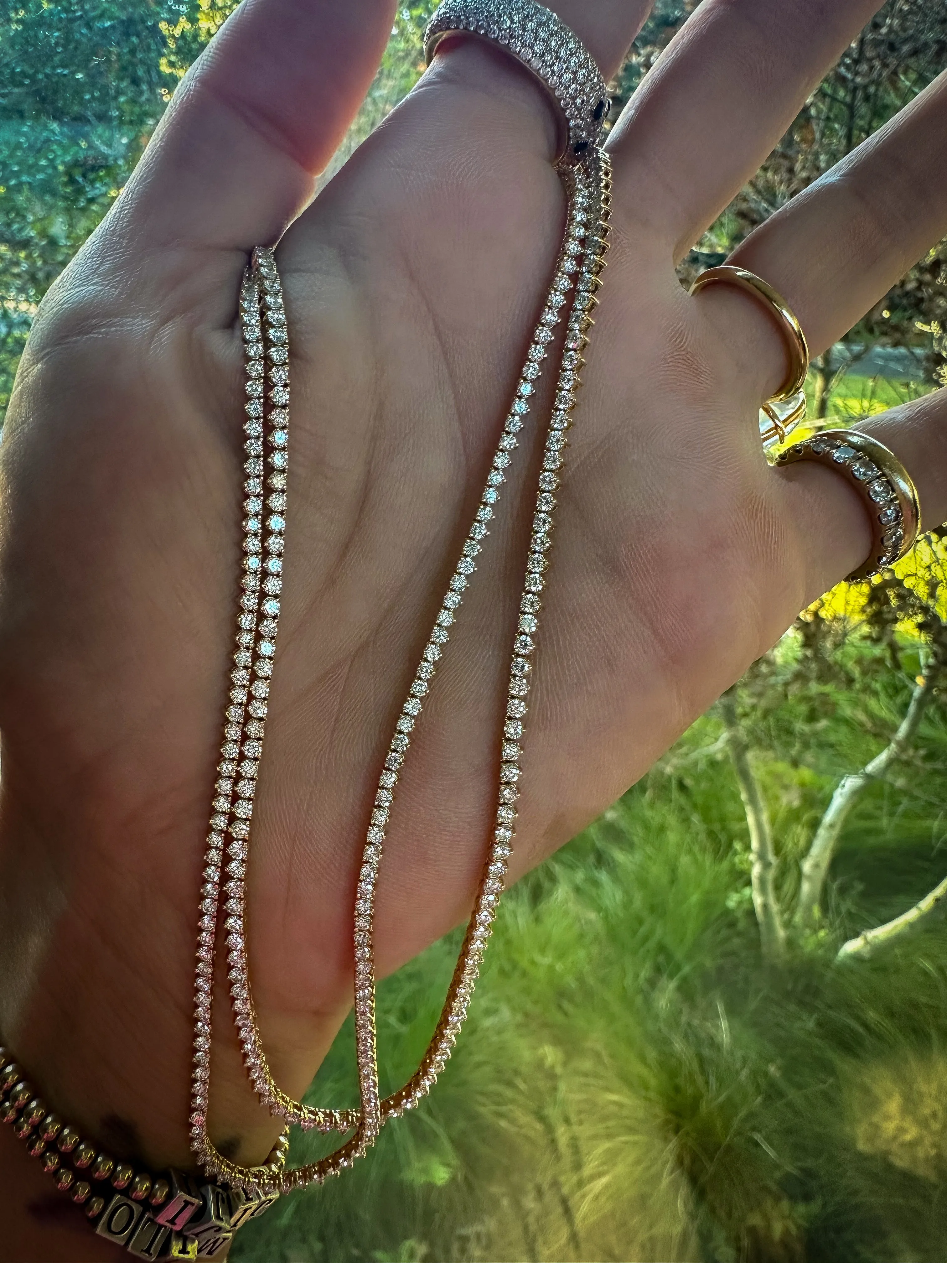 6ct Diamond Tennis Necklace