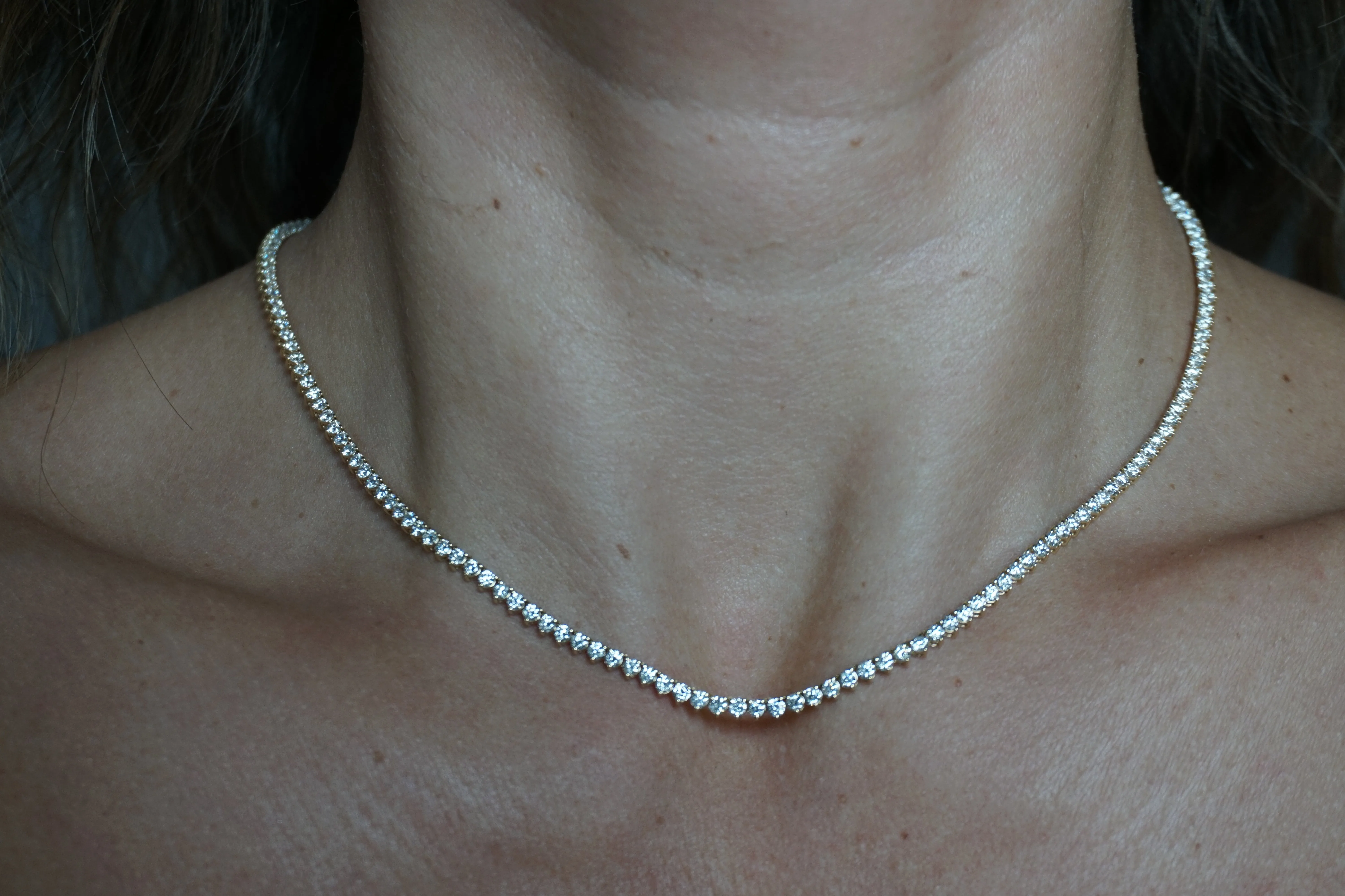 6ct Diamond Tennis Necklace