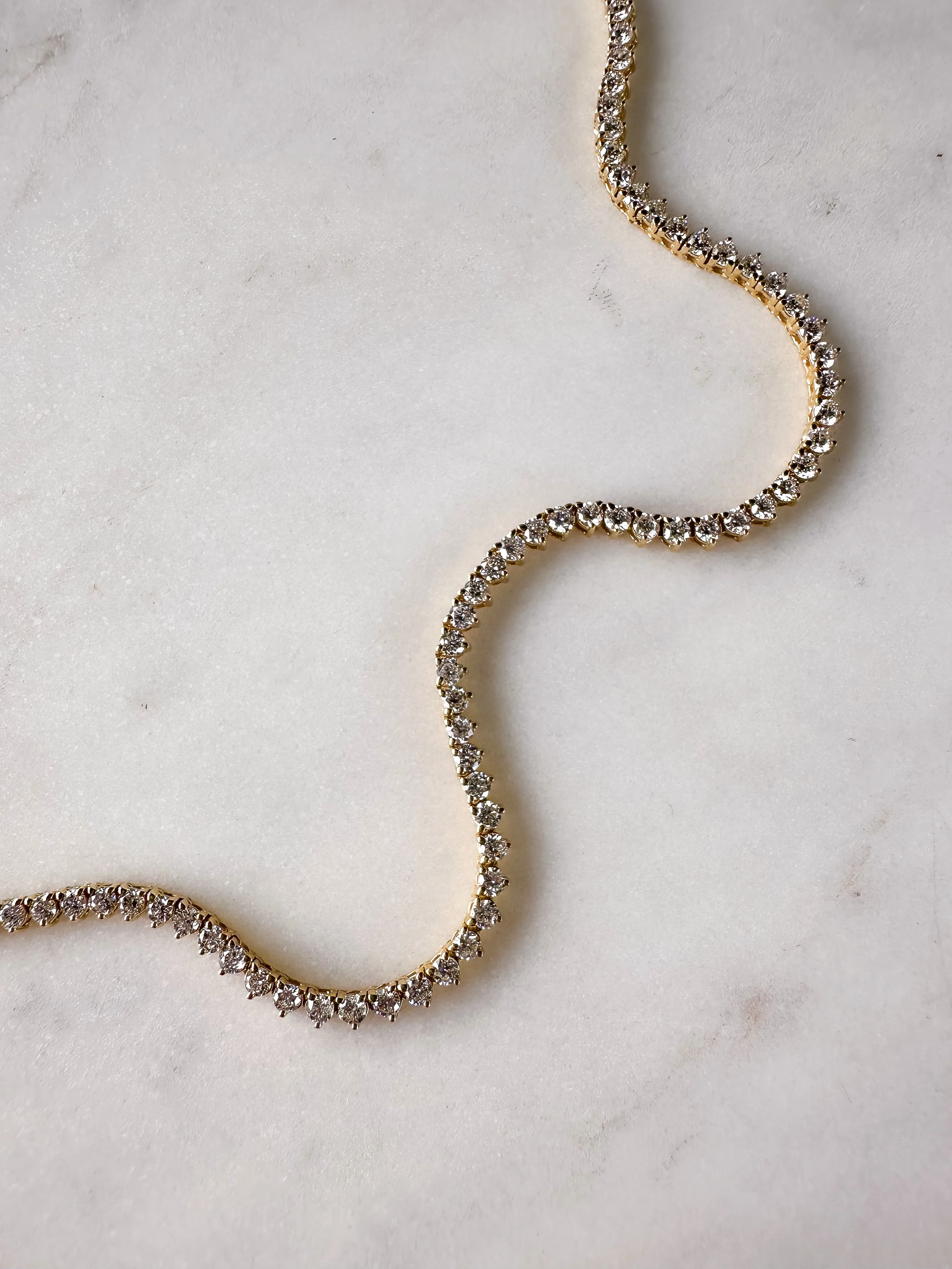 6ct Diamond Tennis Necklace