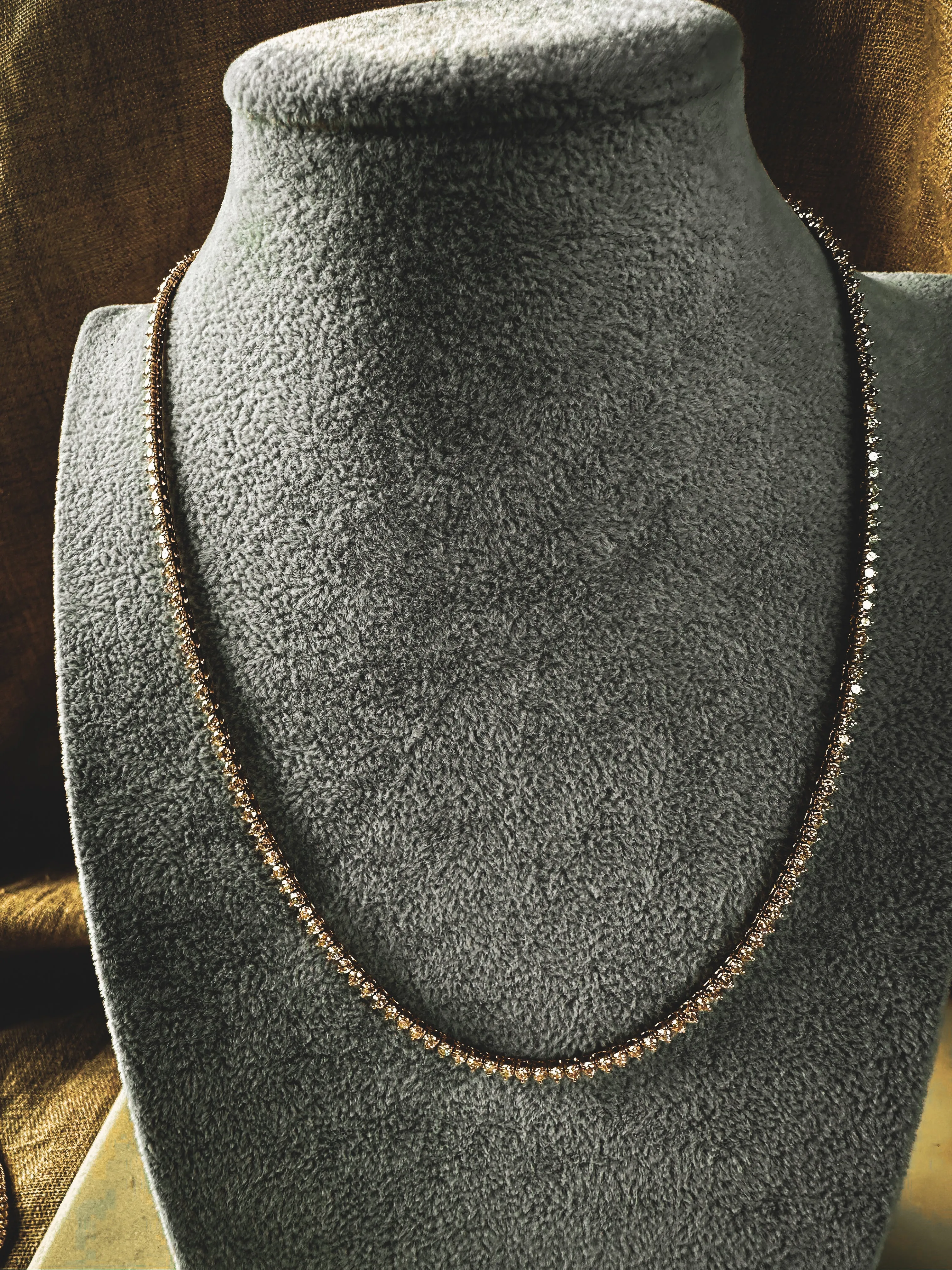 6ct Diamond Tennis Necklace