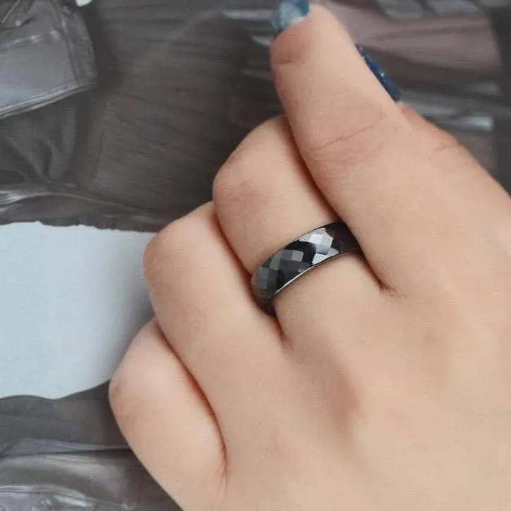 6mm Ceramic Women's Wedding Band