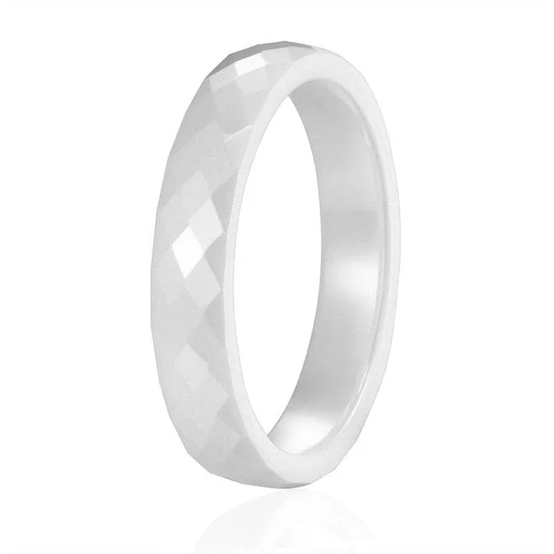 6mm Ceramic Women's Wedding Band