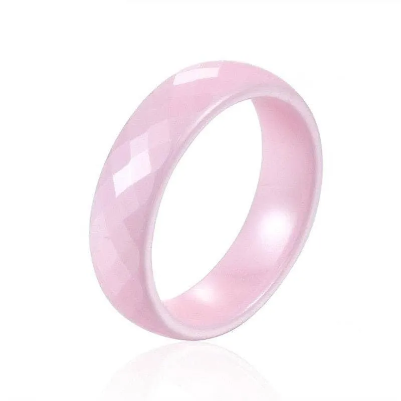 6mm Ceramic Women's Wedding Band