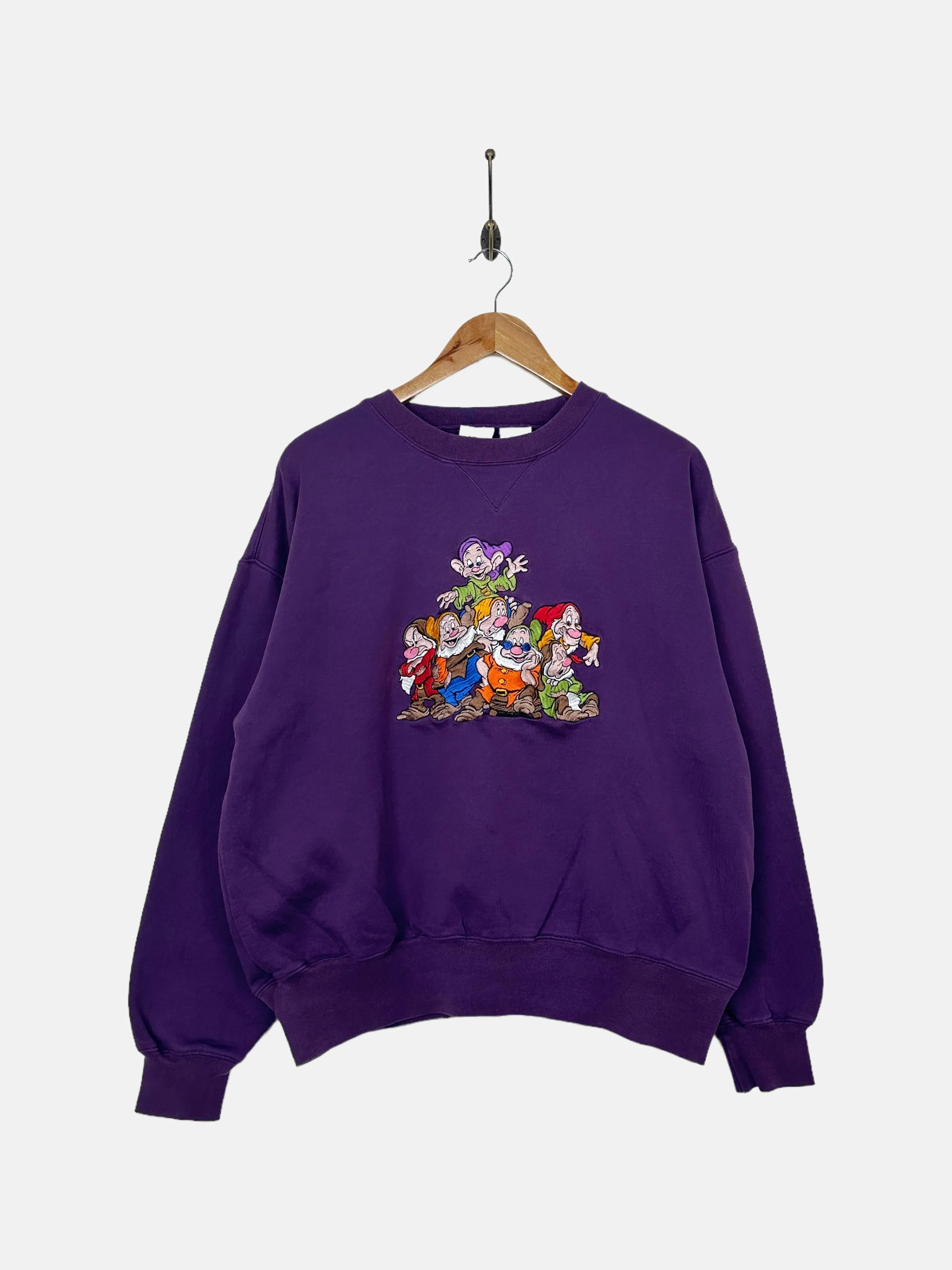 90's Disney Snow White Embroidered Vintage Sweatshirt Size 12-14