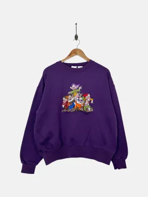 90's Disney Snow White Embroidered Vintage Sweatshirt Size 12-14