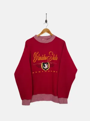 90's Florida State Seminoles USA Made Embroidered Vintage Sweatshirt Size 12