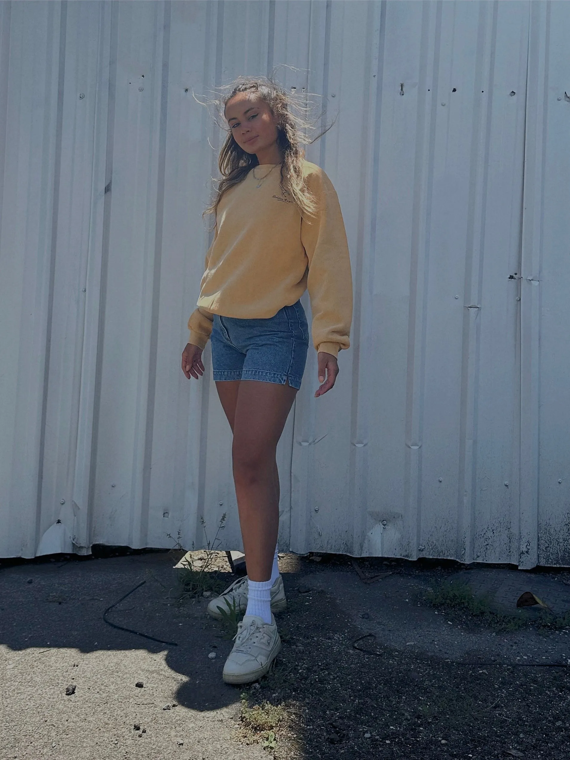 90's Golden Eagle Embroidered Vintage Sweatshirt Size 10-12