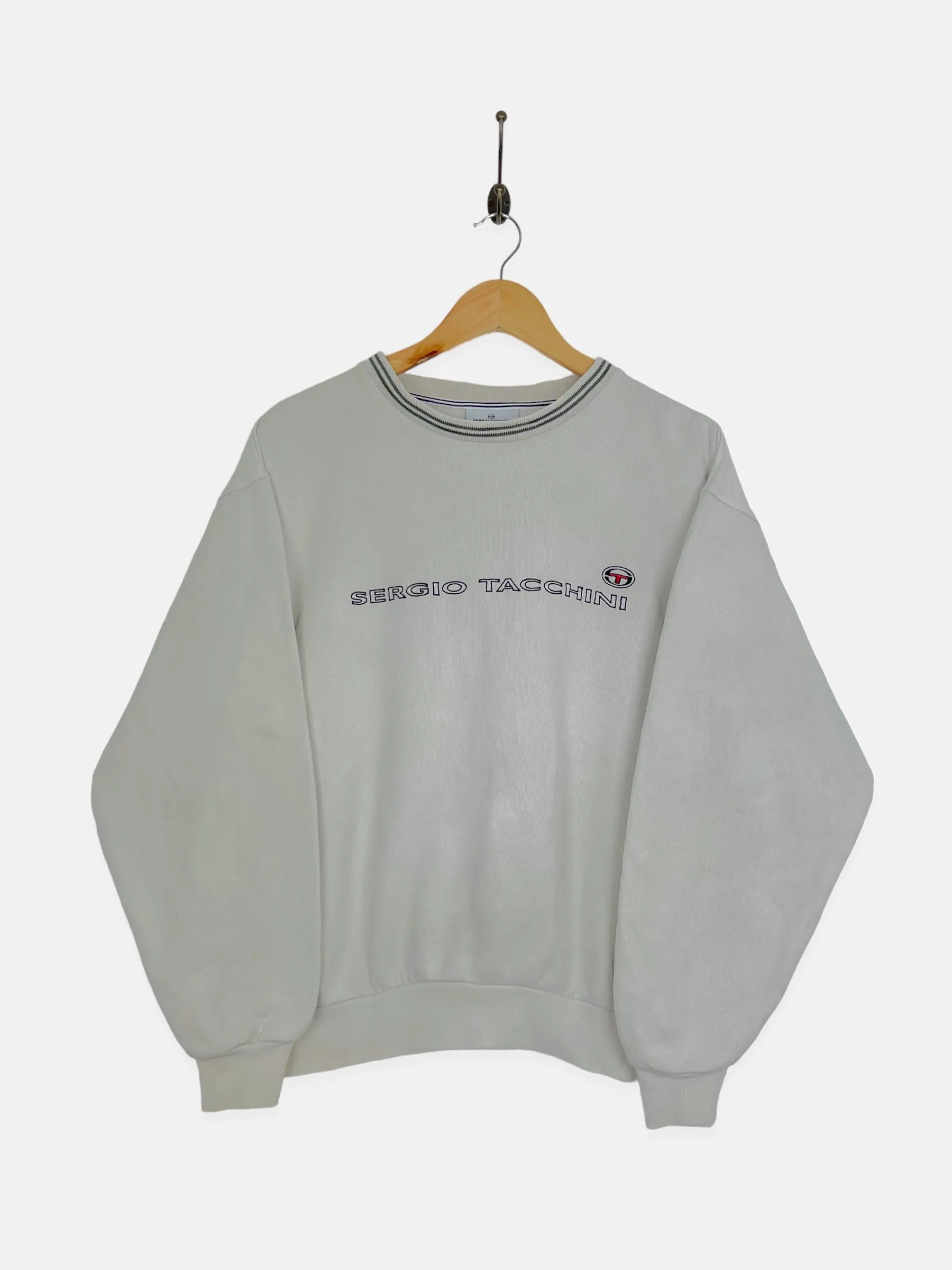 90's Sergio Tacchini Embroidered Vintage Sweatshirt Size 10-12