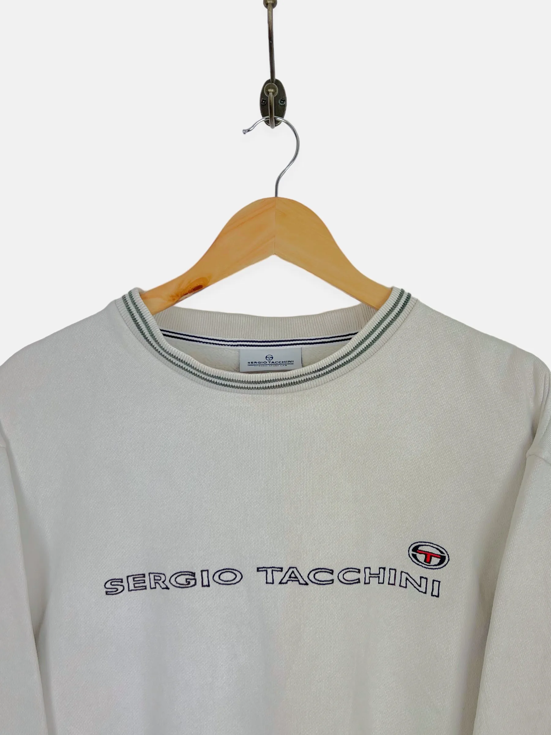 90's Sergio Tacchini Embroidered Vintage Sweatshirt Size 10-12
