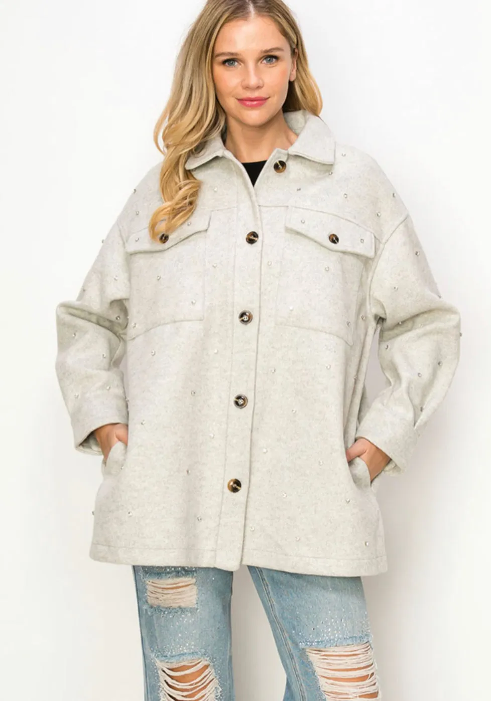Ali Rhinestone Jacket
