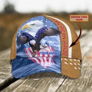 America Eagle - Personalized Name Cap