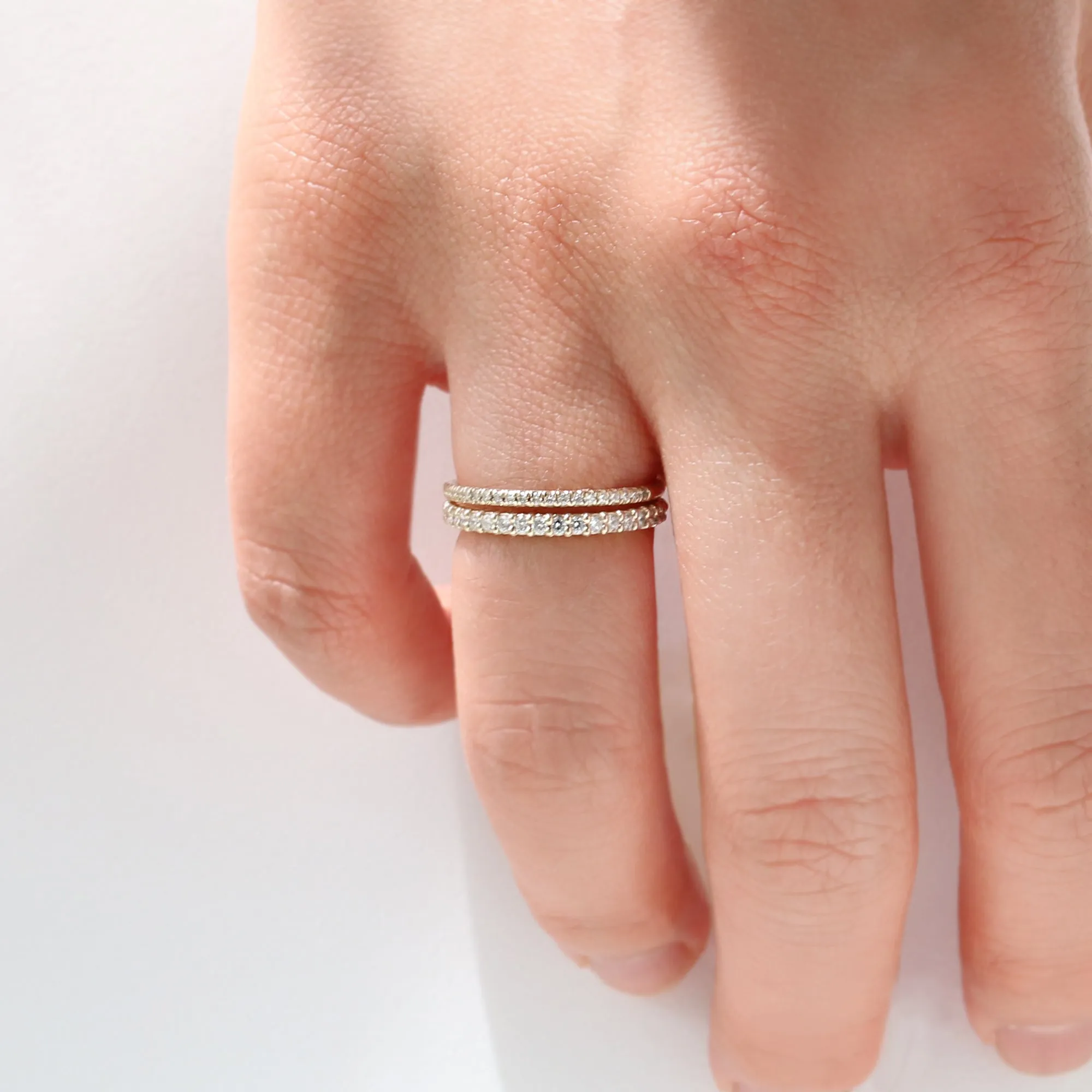 Anais Half-Eternity Ring