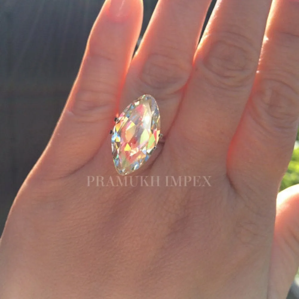 Antique Marquise shape Moissanite Engagement Ring, 14K Yellow Gold 10.71ct  promise ring, forever one, Unique Design Diamond Wedding Ring