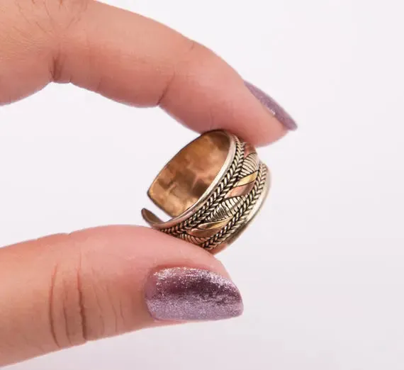 Antique Style 3 Metal Midi Finger Ring Knuckles