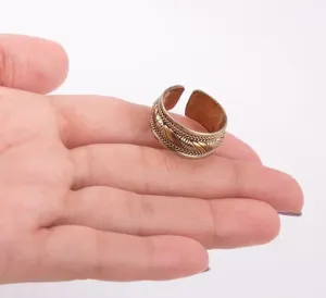Antique Style 3 Metal Midi Finger Ring Knuckles